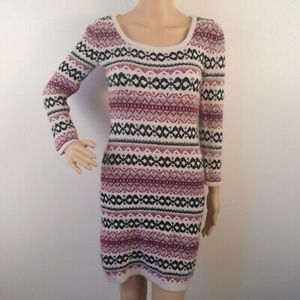 Jessica Simpson Long Sleeve Knit Sweater Dress